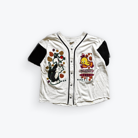 Vintage 1994 Sylvester and Tweety Bird Baseball Jersey