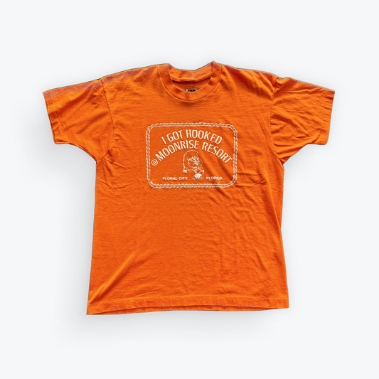 Vintage 80's I Got Hooked @ Moonrise Resort Floral City Florida Tee