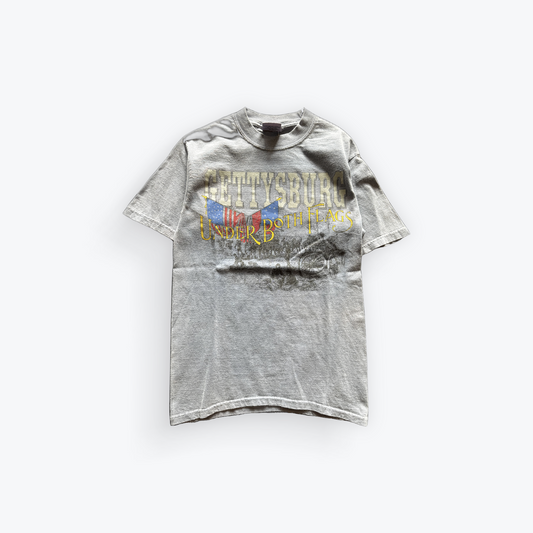 Vintage 00's Gettysburg Under Both Flags Battlefield Shirt