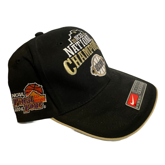 Vintage New 2004 UCONN Nike Hat NCAA Basketball Velcro Back