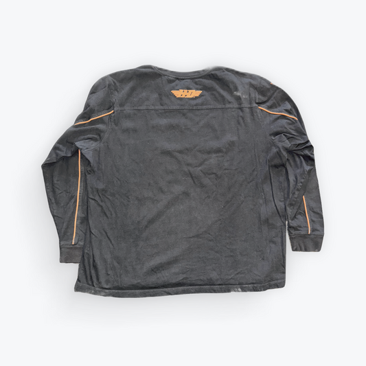 Vintage 2000's Chainstitched Harley Davidson Long Sleeve Shirt