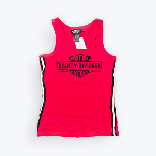 Vintage 2000's Harley Davidson Ladies Red Tank Top