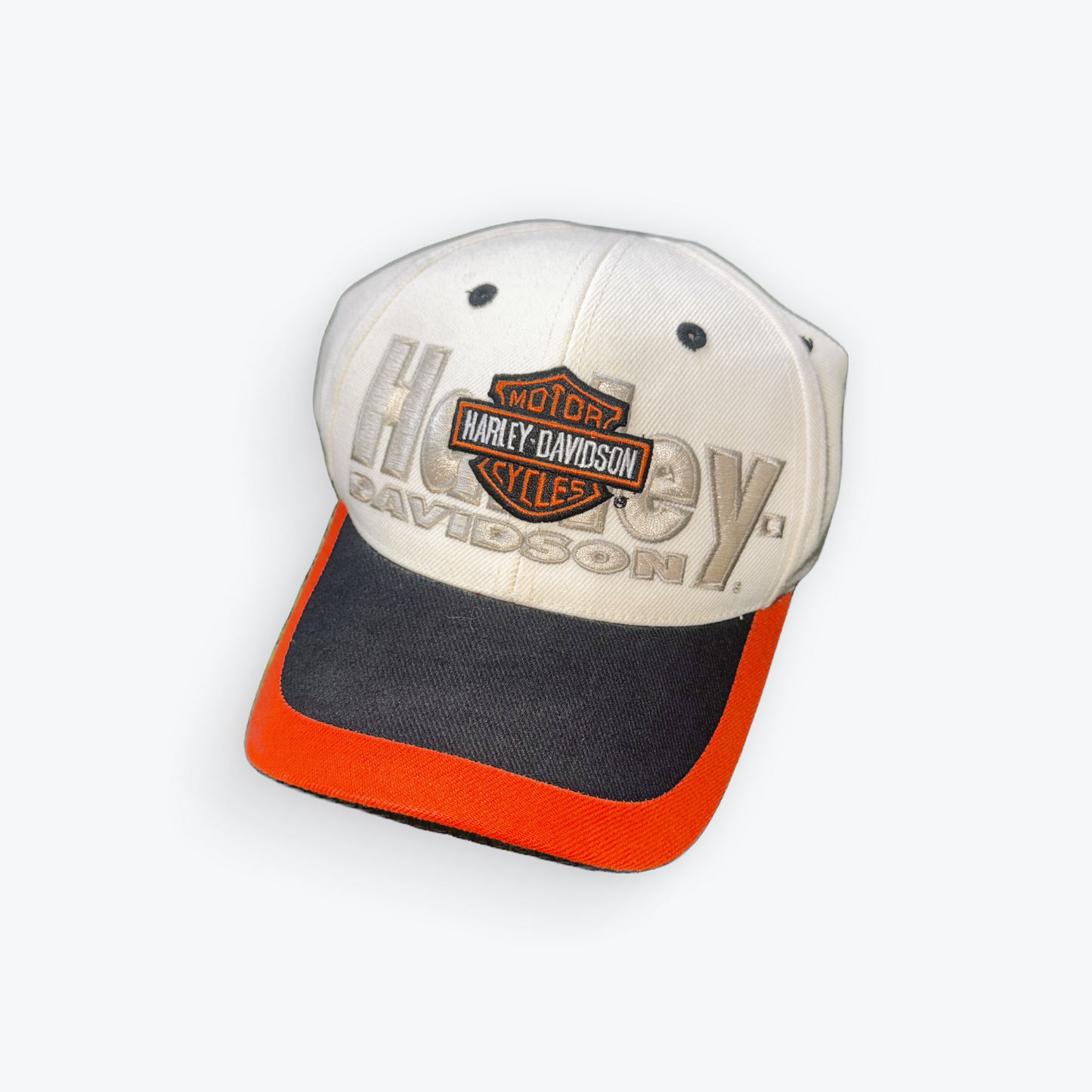 Vintage 00's Harley Davidson Embroidered Velcro Dad Hat