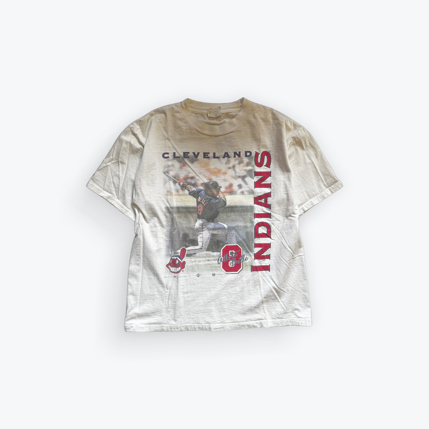 Vintage 1996 #8 Albert Belle Batting Shirt