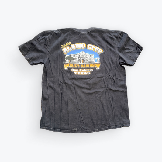 Vintage 2009 Harley Davidson Skull Alamo City Tee
