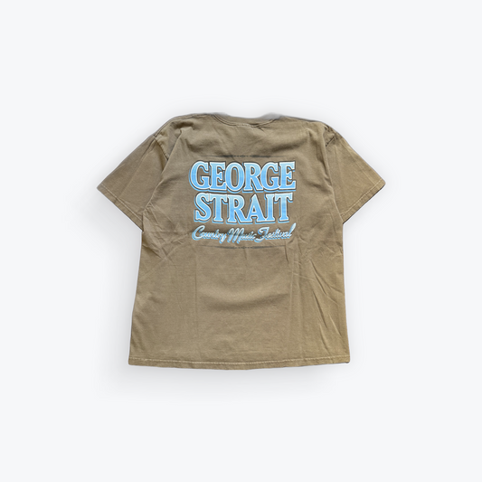 Vintage 00's George Strait Country Music Festival Band Shirt