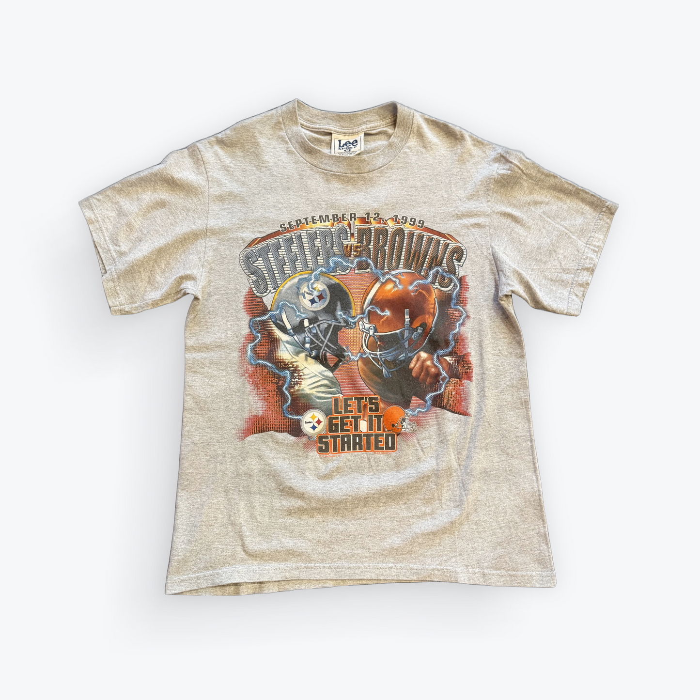 Vintage 1999 Cleveland Browns vs. Pittsburgh Steelers Opening Game Tee