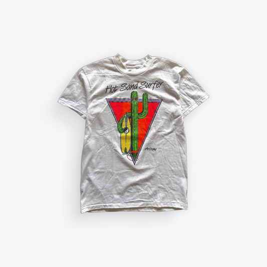 Vintage 90's Hot Sand Surfer Cactus Arizona Location Shirt