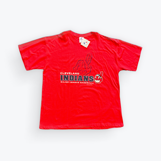 Vintage Y2K Logo Athletic Cleveland Indians Tee