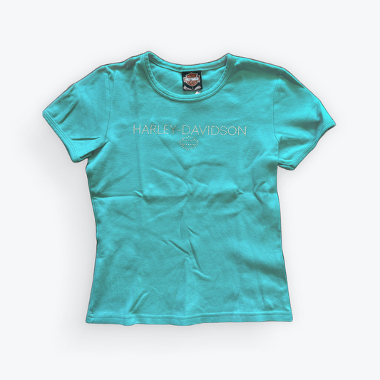 Vintage 2003 Womens Harley Davidson Baby Tee