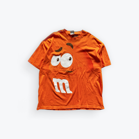 Vintage 00's M&M Orange Full Face Shirt