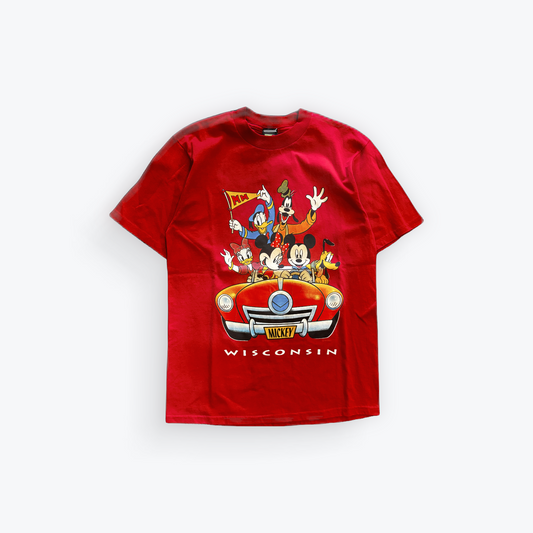 Vintage Deadstock 00's Mickey Unlimited Wisconsin Location Shirt