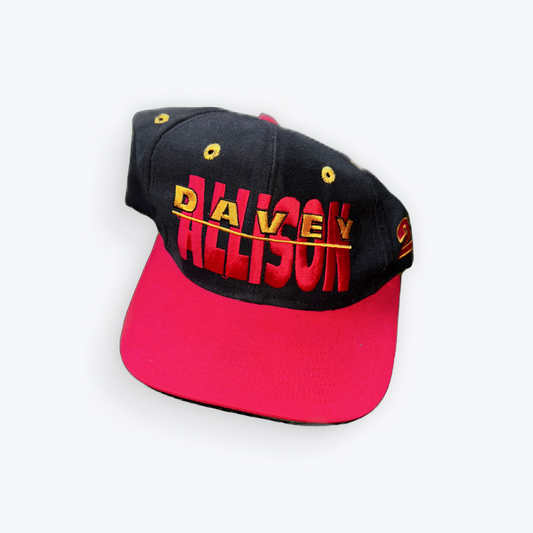 Vintage 90's Davey Allison #28 Racing Snapback Hat