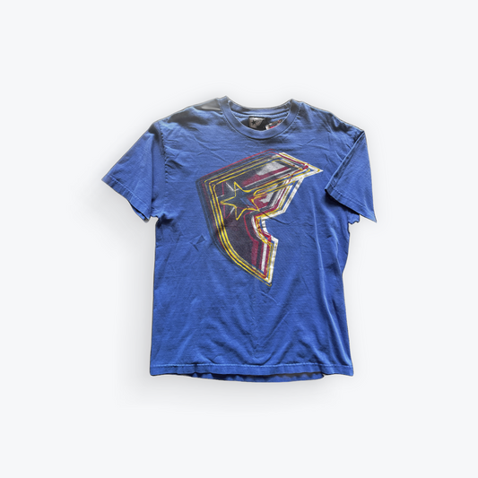 Vintage 00's Famous Brand F Wordmark Logo Shirt