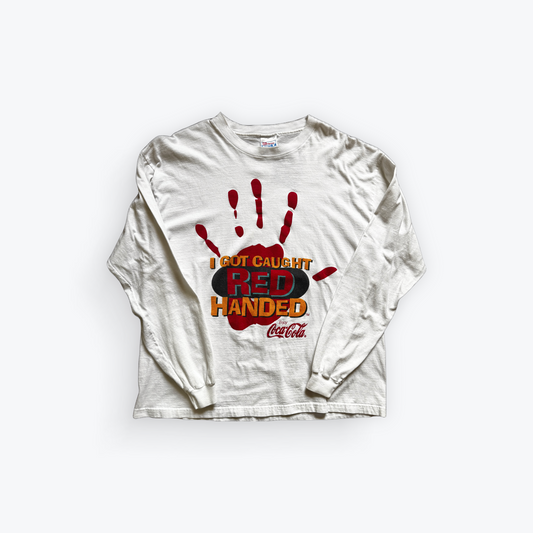 Vintage 00's Coca-Cola I Got Caught Red Handed Long Sleeved Shirt