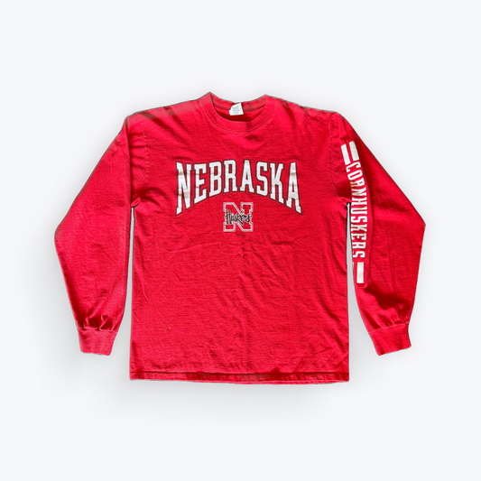Vintage 2000's Nebraska University Long Sleeve Tee