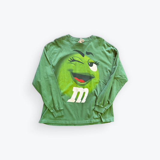 Vintage 00's M&M Green Long Sleeve Shirt
