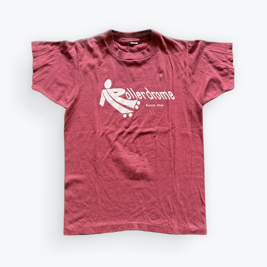 Vintage 70's Rollerdrome Skate Rink Euclid, Ohio Tee