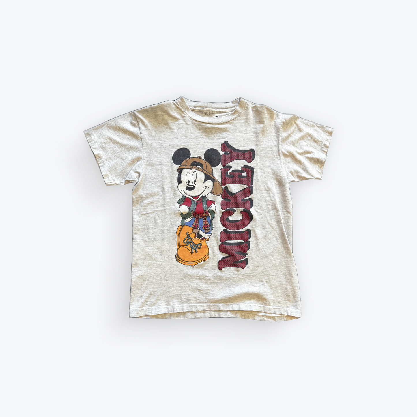 Vintage 90's Mickey Mouse Plaid Shirt