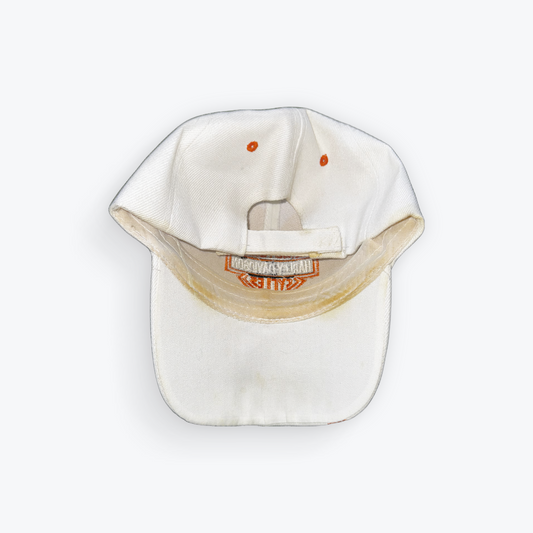 Vintage 00's Harley Davidson Flame Velcro Dad Hat