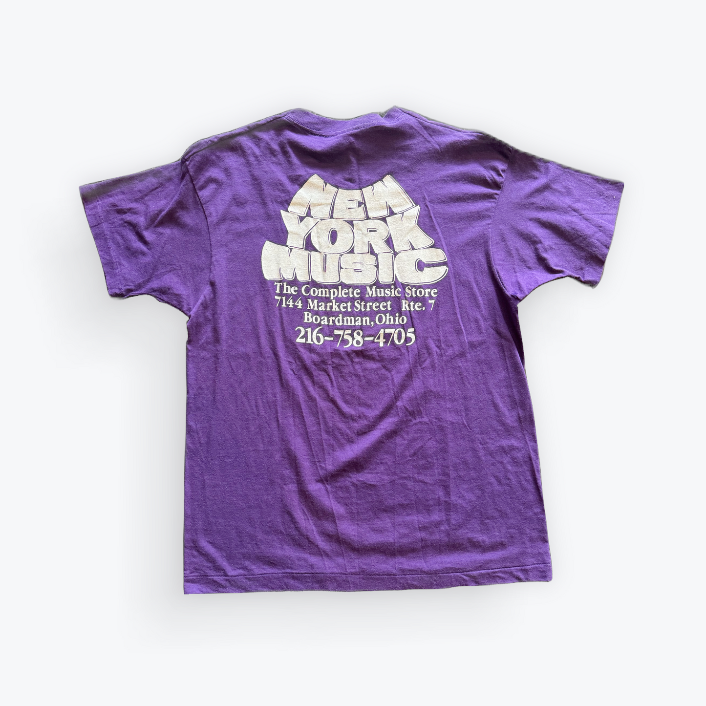 Vintage 80's New York Music Store Boardman, Ohio Tee