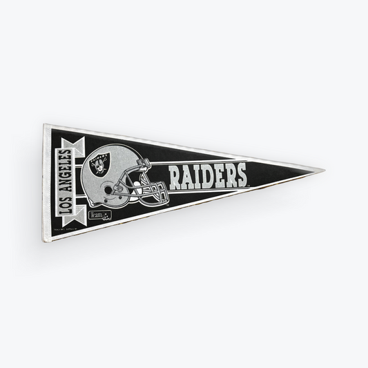 Vintage 90's NFL Los Angeles Raiders Pennant
