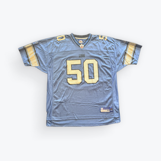 Vintage 00's Reebok NFL Detroit Lions Earnie Sims Jersey