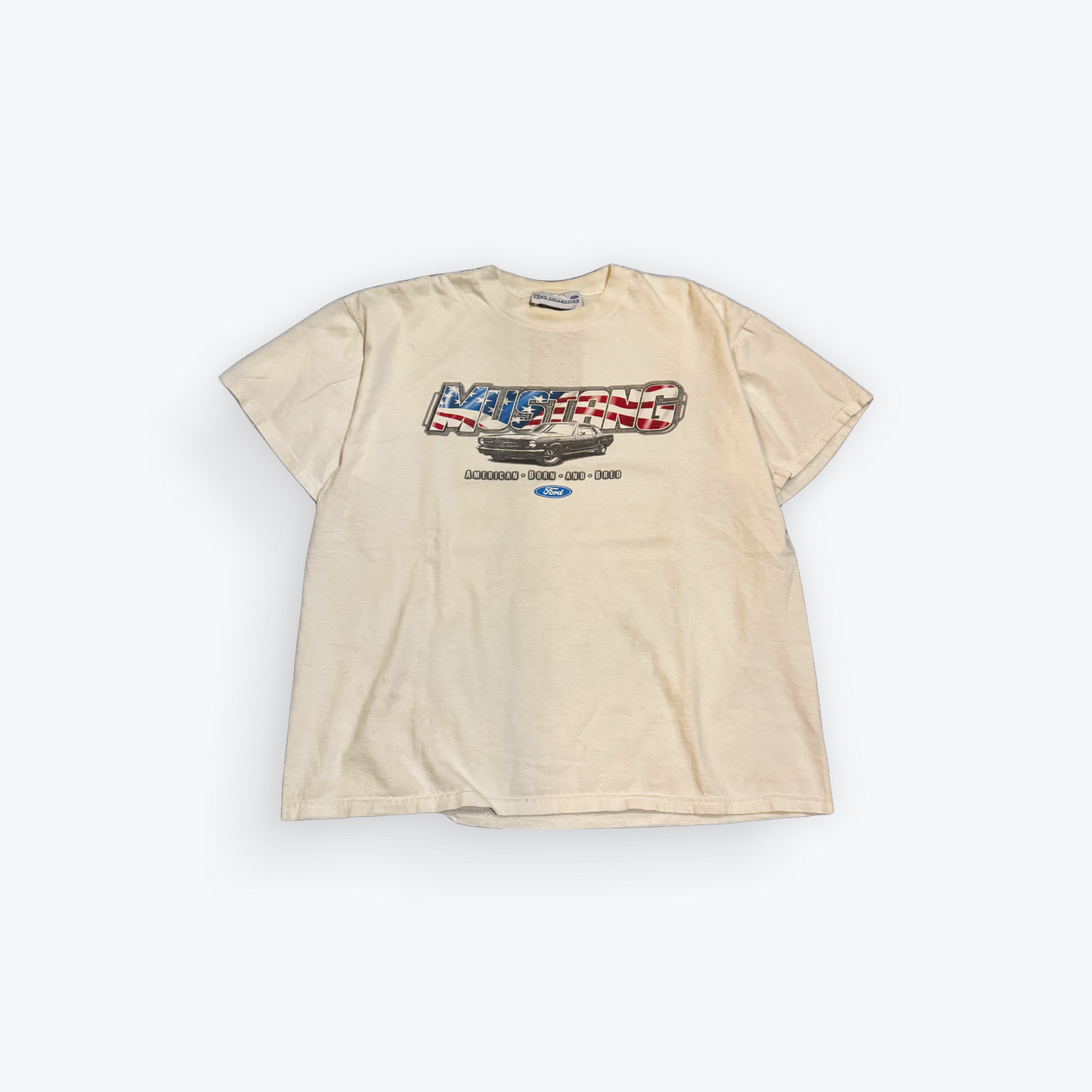 Vintage 00's Ford Mustang American Born and Bred Shirt