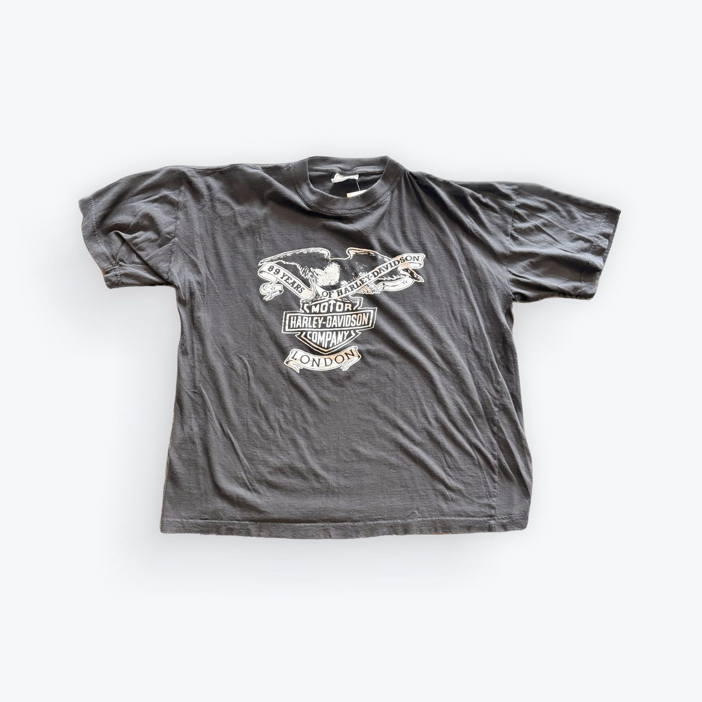 Vintage 80's Harley Davidson 89 Years London Shirt