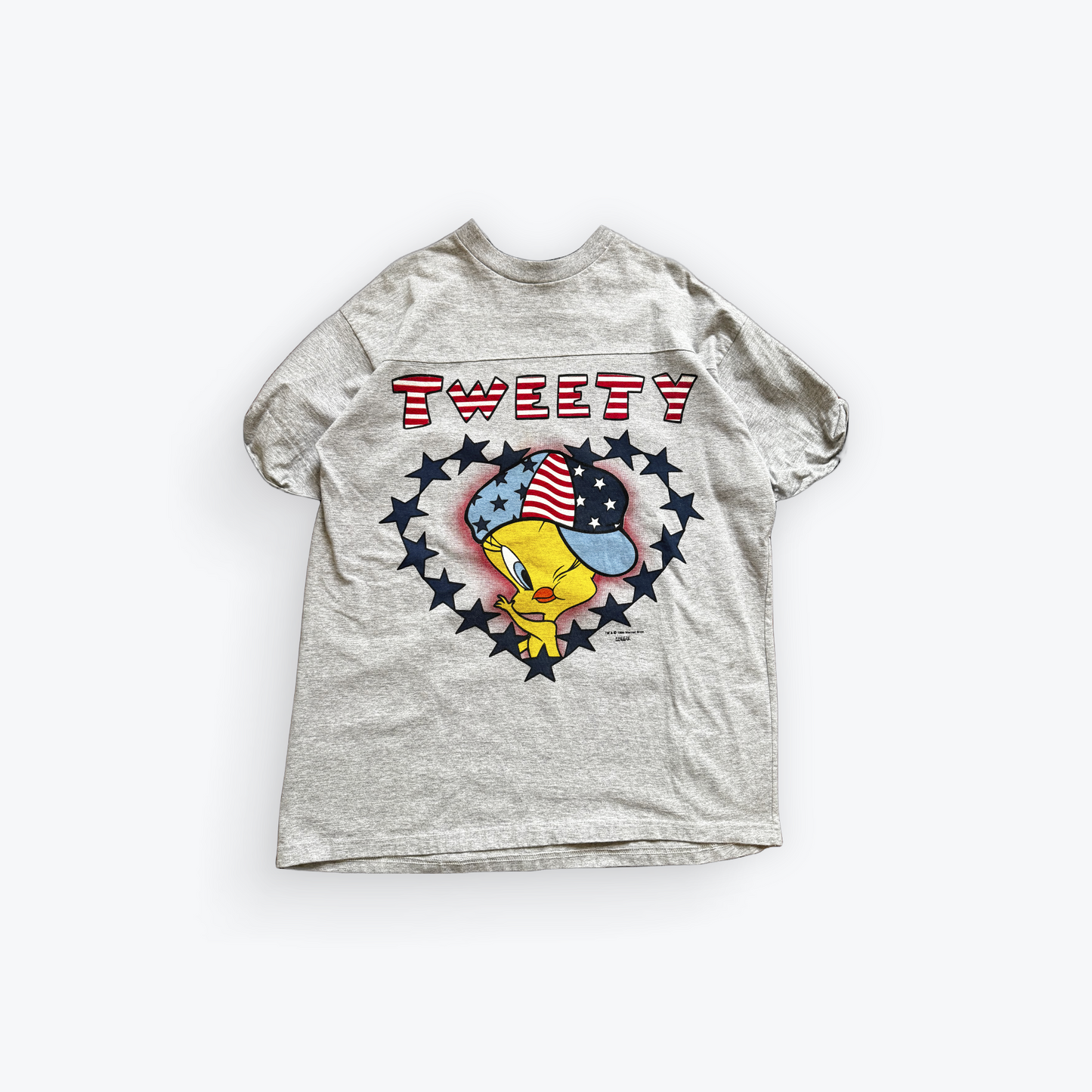 Vintage 1995 Tweety Bird Patriotic Football Shirt