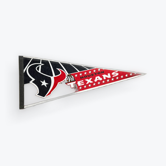 Vintage 2000's NFL Houston Texans Pennant