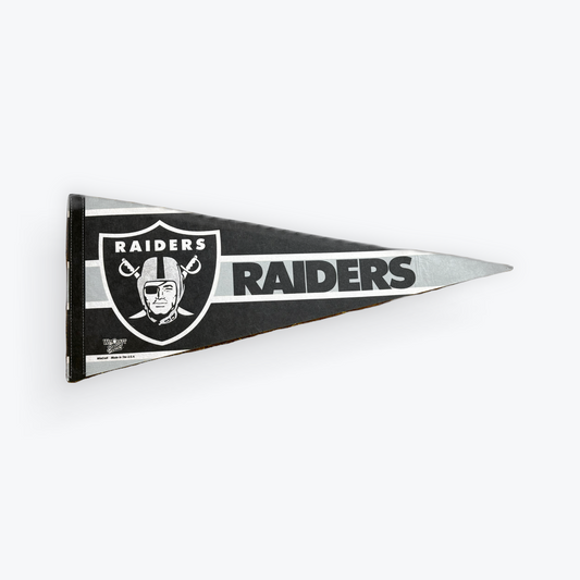 Vintage 90's NFL Oakland Raiders Pennant