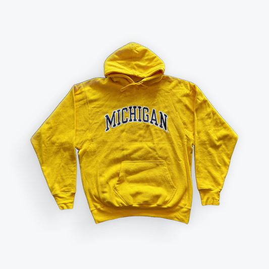 Vintage 2000's Steve & Barry Heavyweight Michigan University Hoodie