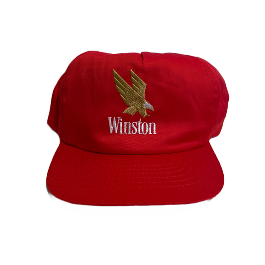 Vintage Winston Racing Snapback Hat Cigarettes 90s