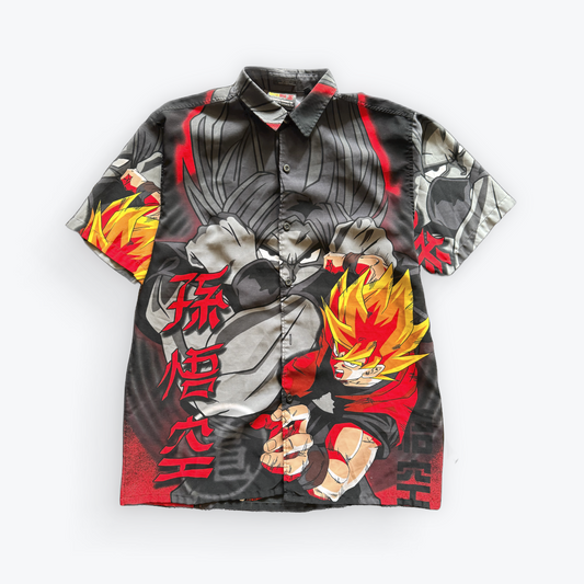 Vintage 2002 Dragon Ball Z AOP Button Down Shirt