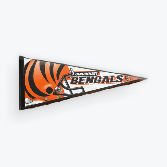 Vintage 90's NFL Cincinatti Bengals Pennant