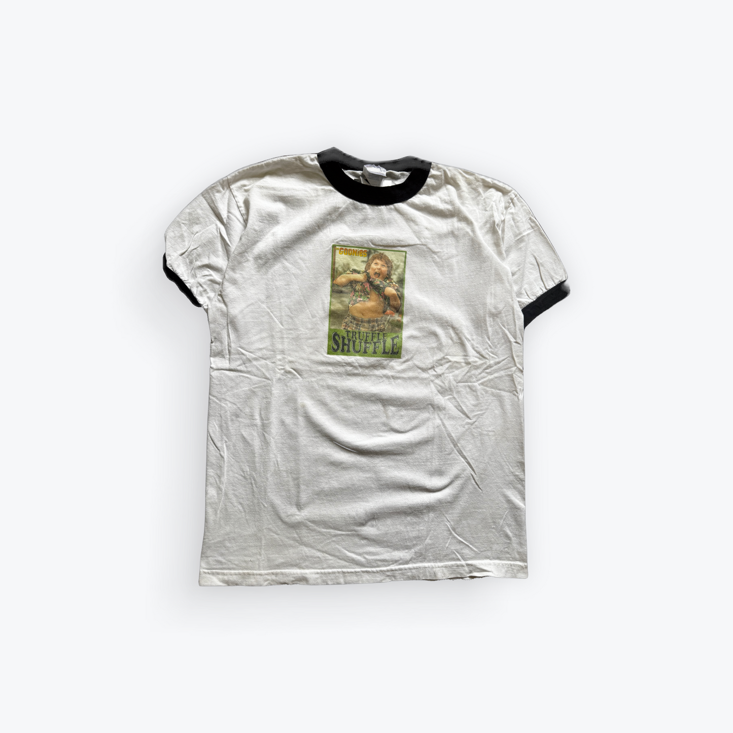 Vintage 00's The Goonies Truffle Shuffle Ringer Shirt