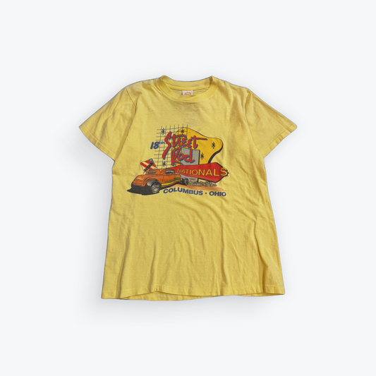 Vintage 1987 18th Annual Street Rod Car Meet Columbus Ohio Shirt