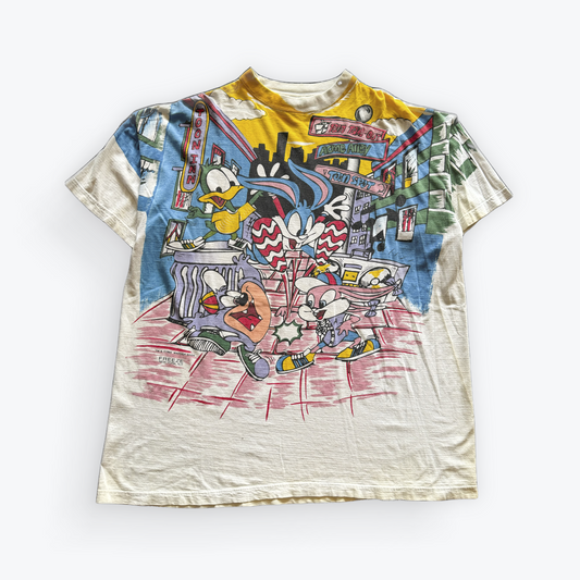 Vintage 1994 Tiny Toons Bouncin' to Da Toonz OSFA Nightie Shirt