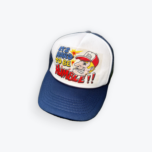 Vintage 90's It's Hard To Be Humble!! Funny NSFW Trucker Hat