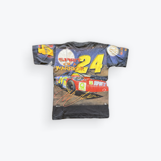 Vintage 1998 Jeff Gordon Spirit of a Warrior AOP Tee Nascar Racing