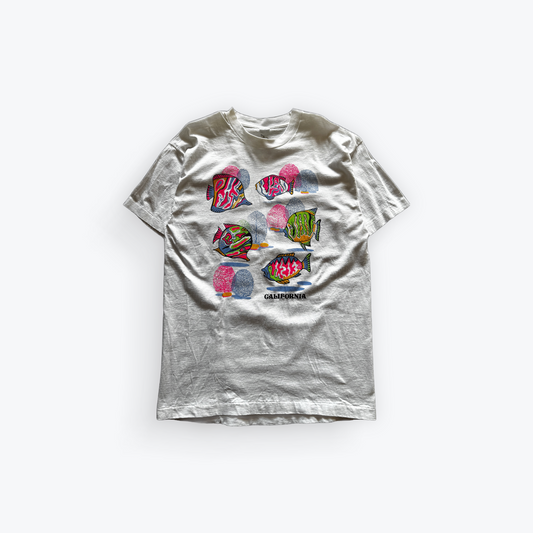 Vintage 90's California Tropical Fish Location Shirt