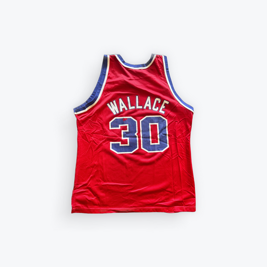 Vintage Rasheed Wallace Washington Bullets Red Champion Jersey