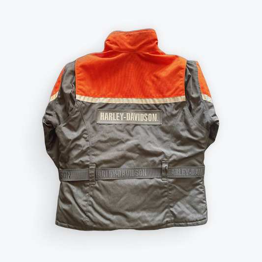 Vintage 00's Made in USA Canvas Harley Davidson Riding Jacket