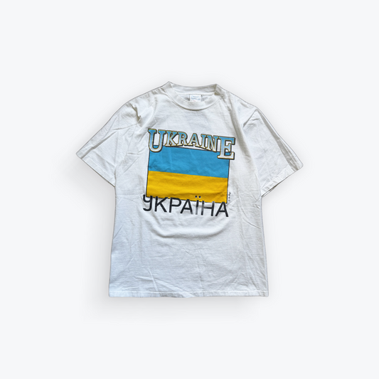 Vintage 90's Ukraine Flag Shirt