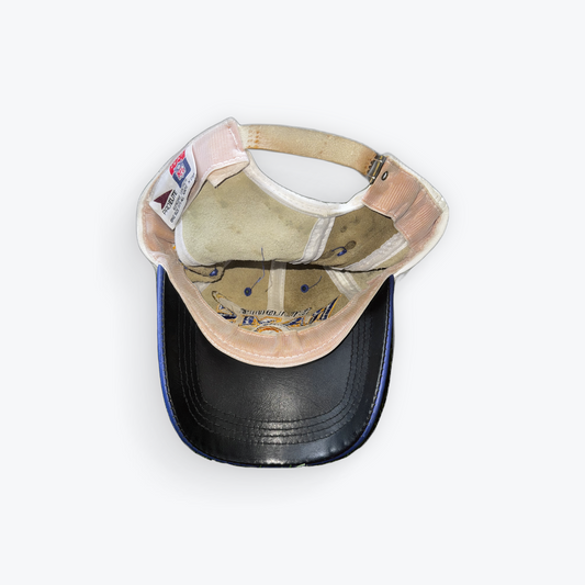 Vintage 90's NFL St. Louis Rams Leather Buckle Hat