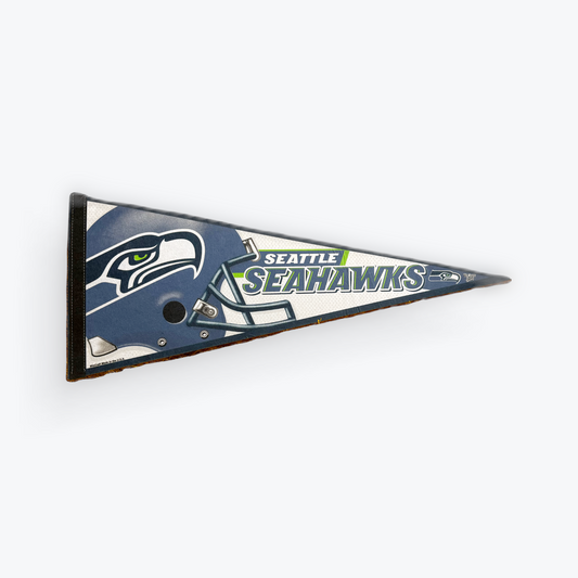 Vintage 90's NFL Seattle Seahawks Pennant