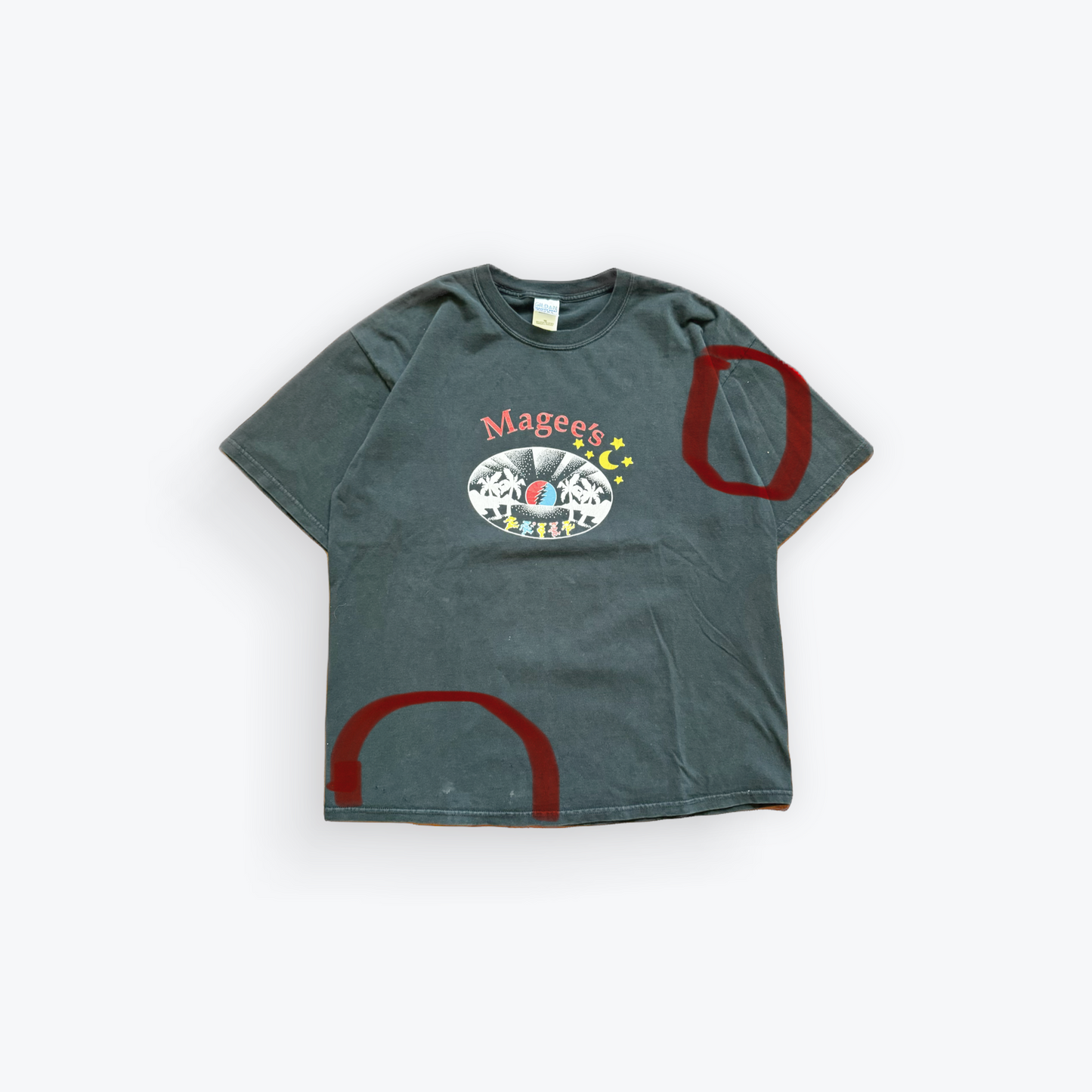 Vintage Y2K Magee's Grateful Dead Dancing Bears Sunset Graphic Shirt