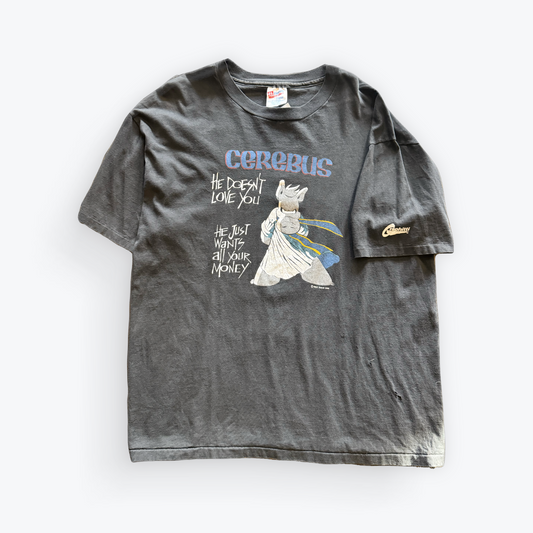 Vintage 1984 Dave Sim Cerebus He Doesn't Love You He Just Wants Your Money Shirt