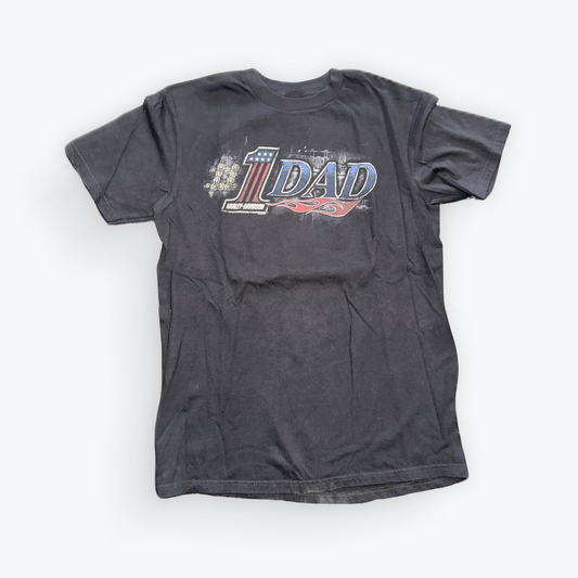 2012 #1 Dad Harley Davidson Mantua Ohio Tee
